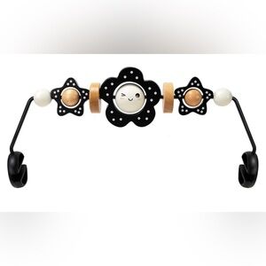 Tinly Finly Toy Bar for babybjorn bouncer white and black